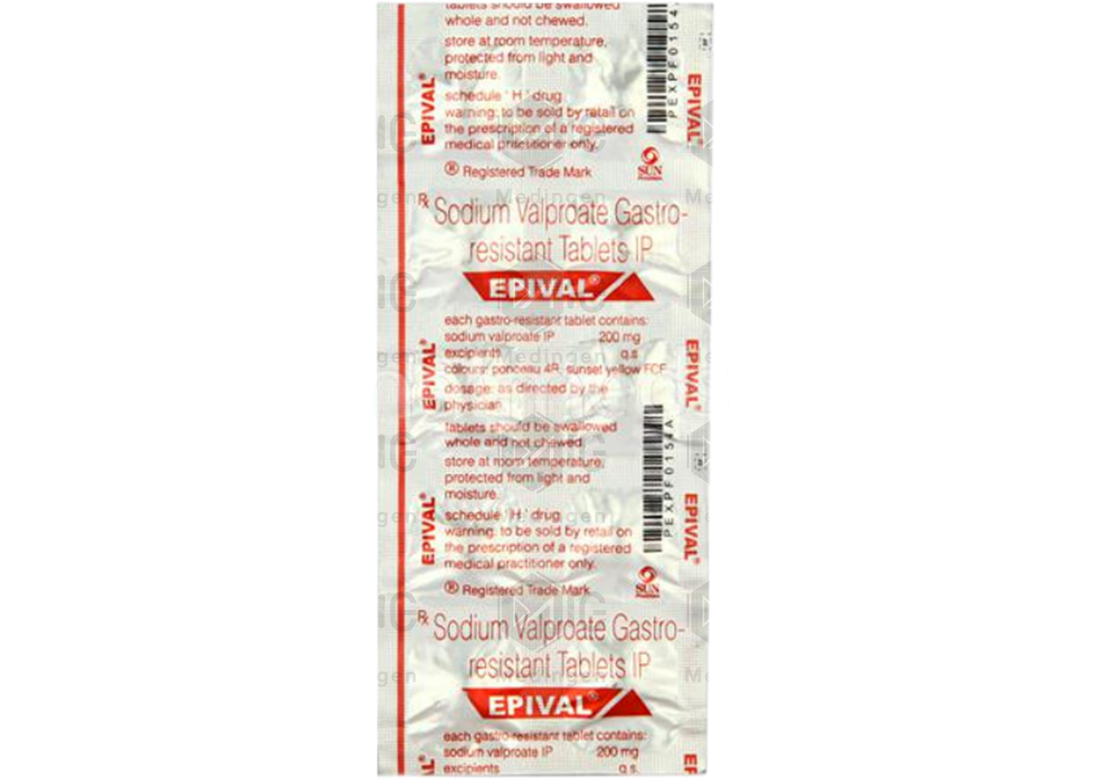 EPIVAL 200MG